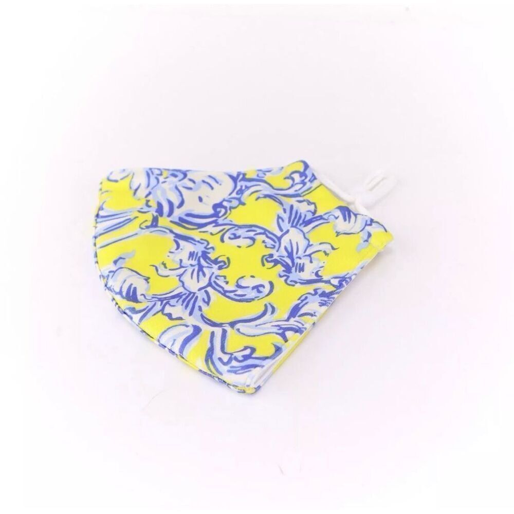 ✨NIP Tory Burch Floral Two Layer Adjustable Mask Face Cover✨
